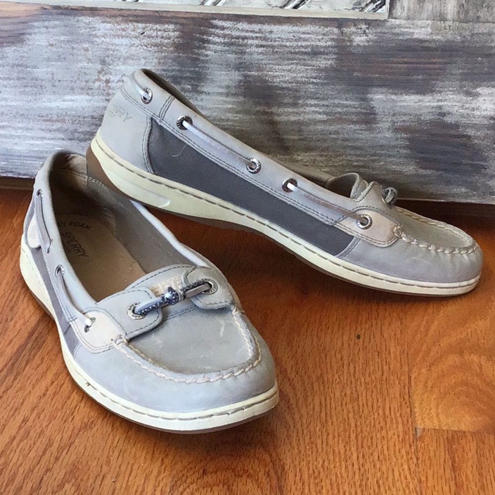 Grey/silver Women’s Sperry Slip-on